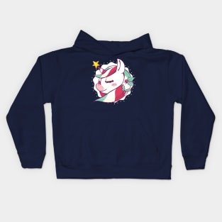 Cute Christmas Unicorn Kids Hoodie